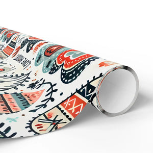 Stylish Hearts Wrapping Paper - Vibrant Glossy Design - Dipaliz - Products