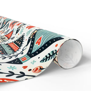 Stylish Hearts Wrapping Paper - Vibrant Glossy Design - Dipaliz - Products