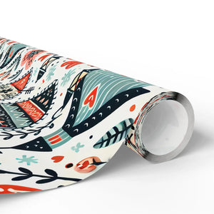 Stylish Hearts Wrapping Paper - Vibrant Glossy Design - Dipaliz - Products