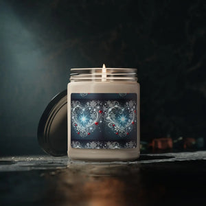Cozy Hearts Scented Soy Candle – Natural Wax - Dipaliz - Candles