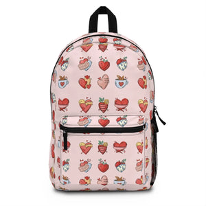Vibrant Hearts Backpack - Valentine Themed Polyester - Dipaliz - Backpacks
