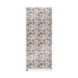 Stylish Hearts Wrapping Paper Glossy Vibrant Design - Dipaliz - 30’’ x 72’’