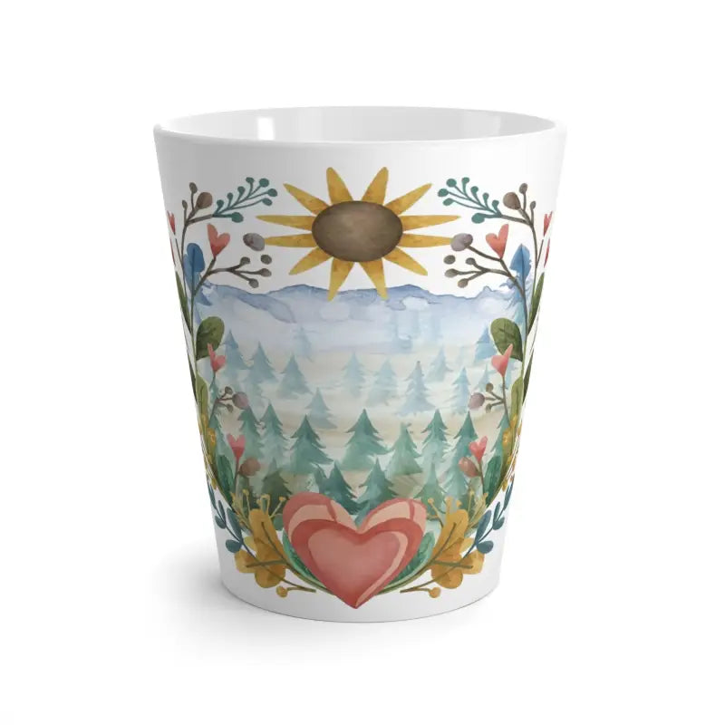 Heartwarming Nature 12oz Latte Mug for Coffee Lovers