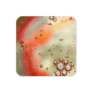 Heat Resistant Hardwood Coasters Abstract Circles Bold Design Dipaliz