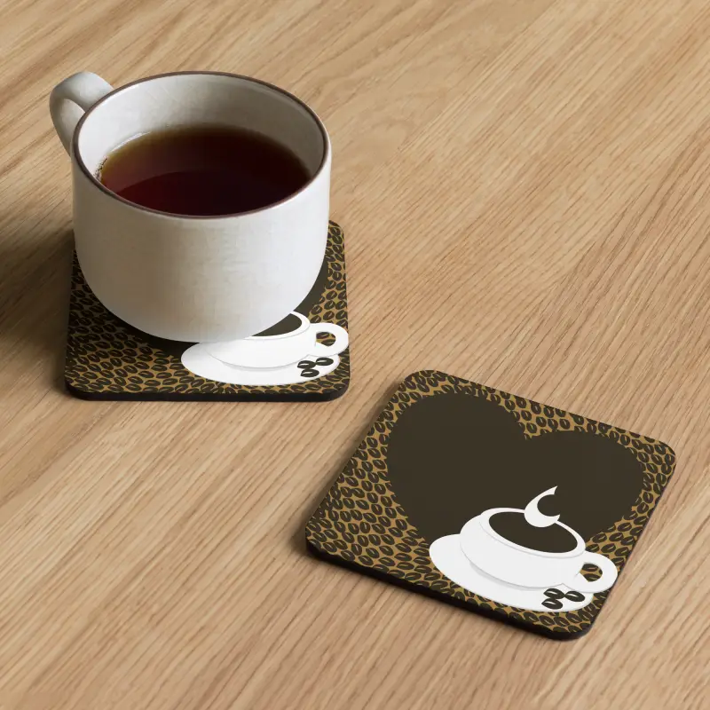 Heat-resistant Coasters for Coffee Lovers - Protect your Surfaces! - Kitchen and Dining