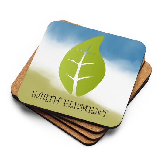 Heat-resistant Earth Element Coasters for Stain-free Living - Kitchen and Dining