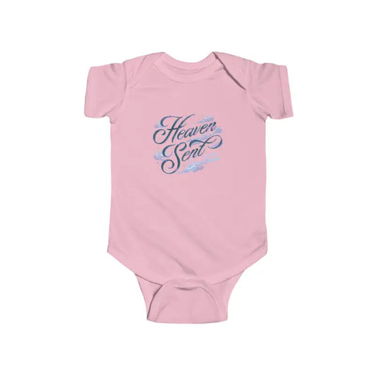 Heaven Sent Comfy Cozy Jersey Bodysuit for Adorable Babies - Pink / Nb (0-3m) Kids Clothes