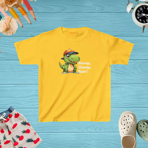 Kids Dinosaur Heavy Cotton Tee - Roar Adventure - Dipaliz - T-shirts