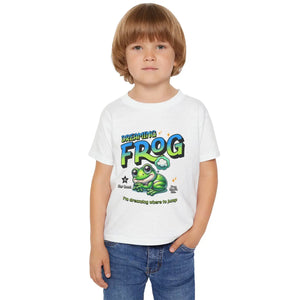 Durable Dreaming Frog Toddler Tee - Heavy Cotton - Dipaliz - T-shirts