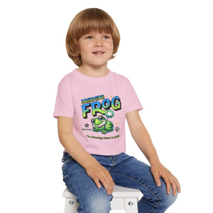 Durable Dreaming Frog Toddler Tee - Heavy Cotton - Dipaliz - T-shirts