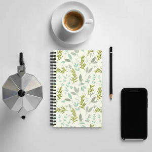 Herb Garden Spiral Notebook - Motivating Daily Journal - Dipaliz - Journals
