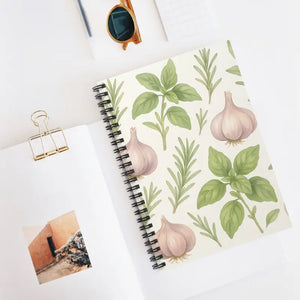 Herb Garden Spiral Notebook Acid-free Paper Scented Pages Dipaliz - one Size - Notebooks & Notepads