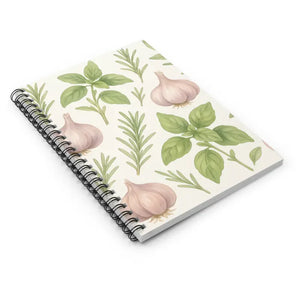 Herb Garden Spiral Notebook Acid-free Paper Scented Pages Dipaliz - one Size - Notebooks & Notepads