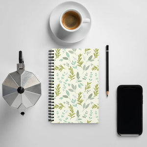Botanical Herb Garden Spiral Notebook - Smooth Pages - Dipaliz - Journals