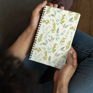 Botanical Herb Garden Spiral Notebook - Smooth Pages - Dipaliz - Journals