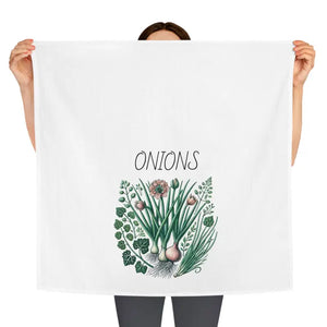 Botanical Tea Towel - Fresh Nature Kitchen Style - Dipaliz - White / 28’’ × - Towels