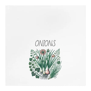 Botanical Tea Towel - Fresh Nature Kitchen Style - Dipaliz - White / 28’’ × - Towels