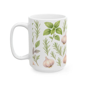 Seaside Shells Ceramic Mug - Hand-painted Ocean Design - Dipaliz