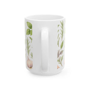 Seaside Shells Ceramic Mug - Hand-painted Ocean Design - Dipaliz