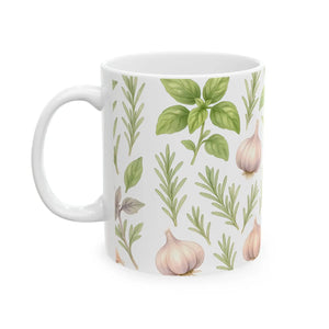 Seaside Shells Ceramic Mug - Hand-painted Ocean Design - Dipaliz