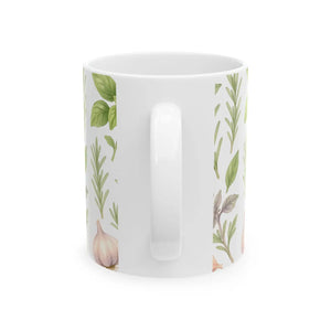 Seaside Shells Ceramic Mug - Hand-painted Ocean Design - Dipaliz