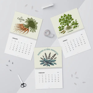 Herb Calendar 2025 - Vibrant Photos Matte Grid - Dipaliz - 11’’ x 8.5’’ / Wall Calendars