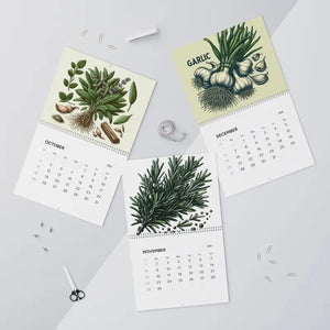 Herb Calendar 2025 - Vibrant Photos Matte Grid - Dipaliz - Wall Calendars