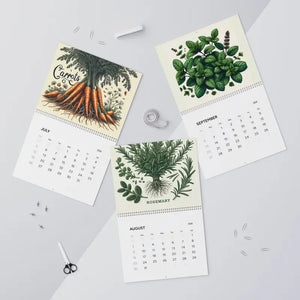 Herb Calendar 2025 - Vibrant Photos Matte Grid - Dipaliz - Wall Calendars