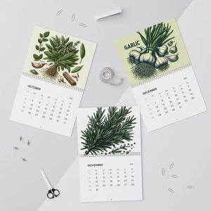 Herb Calendar 2025 - Vibrant Photos Matte Grid - Dipaliz - Wall Calendars