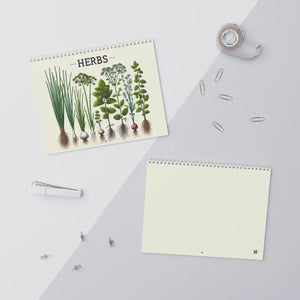 Herb Calendar 2025 - Vibrant Photos Matte Grid - Dipaliz - Wall Calendars