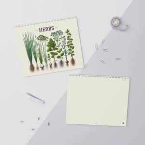 Herb Calendar 2025 - Vibrant Photos Matte Grid - Dipaliz - Wall Calendars