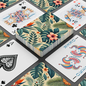Hibiscus Poker Playing Cards - Premium 300gsm Card - Dipaliz - Games