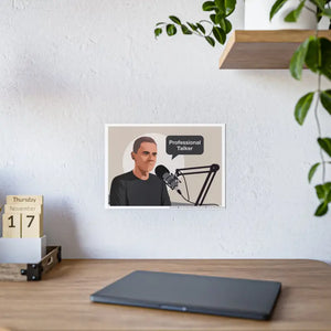 Poster - Podcast Room High-gloss for Professional Talker - Dipaliz