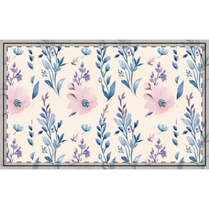 Floral Print Combed Cotton Prima Fabric for Creative Projects - Dipaliz - 29’’ × 18’’