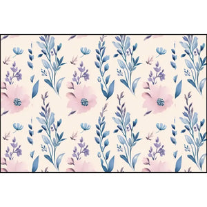 Floral Print Combed Cotton Prima Fabric for Creative Projects - Dipaliz - 54’’ × 36’’