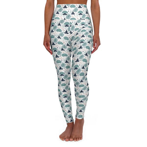 Woodland Yoga Leggings Skinny Fit Activewear - Dipaliz - s