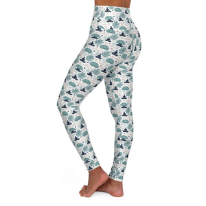 Woodland Yoga Leggings Skinny Fit Activewear - Dipaliz - s