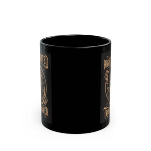 Highly Spirited Troublemaker Black Ceramic Mug - Dipaliz - Mugs