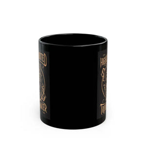 Highly Spirited Troublemaker Black Ceramic Mug - Bold Style - Dipaliz - 11oz - Mugs