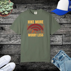 Garment-dyed Finish Heavyweight Tee S–4xl Double-needle Stitching Dipaliz - Moss / s - T-shirts