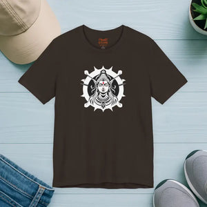 Lord Shiva Tee - Unisex Jersey Short Sleeve - Dipaliz - Brown / s - T-shirt