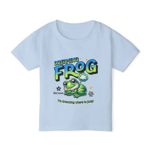 Dreaming Frog Heavy Cotton Toddler Tee - Ultimate Comfort Adventure Wear - T-shirts