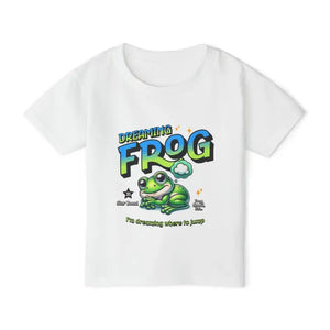 Dreaming Frog Heavy Cotton Toddler Tee - Ultimate Comfort Adventure Wear - T-shirts