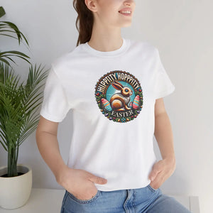 Soft Unisex Jersey Tee - Hippity Hoppity Easter - Dipaliz - T-shirts