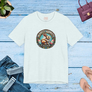 Soft Unisex Jersey Tee - Hippity Hoppity Easter - Dipaliz - T-shirts