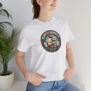 Soft Unisex Jersey Tee - Hippity Hoppity Easter - Dipaliz - T-shirts