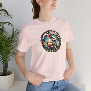 Soft Unisex Jersey Tee - Hippity Hoppity Easter - Dipaliz - T-shirts