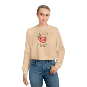 Cozy Cropped Fleece Pullover - Holiday Vibes - Dipaliz - Sweatshirts - s