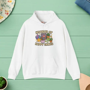 Happy Moments Plush Cozy Hoodie for Plant Enthusiast Gear - Dipaliz - s / White - Hoodies