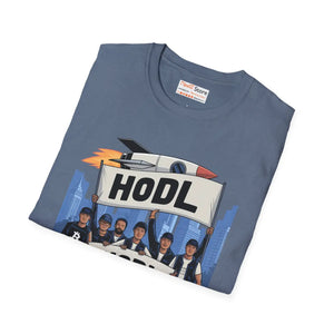 Hodl Gang Rocket Unisex Tee - Soft Cotton Chic - Dipaliz - T-shirts